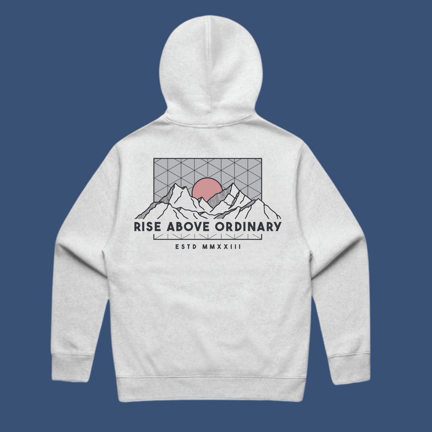Brav x Rise Above Ordinary Oversized Hoodie (Pebble)