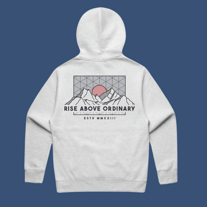 Brav x Rise Above Ordinary Oversized Hoodie (Pebble)