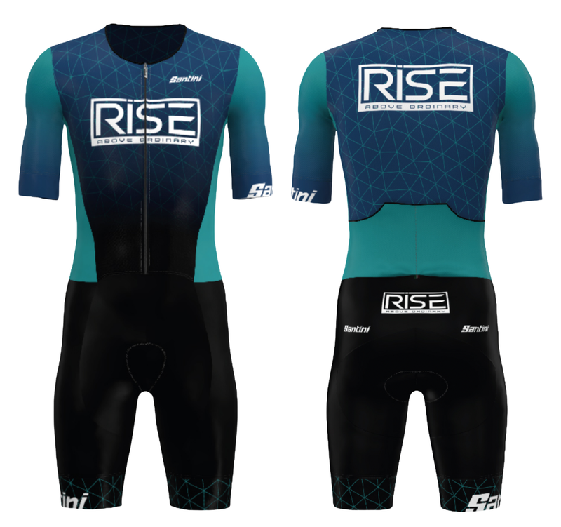 Santini x Rise tri suit