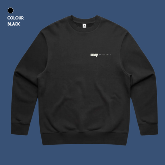 Brav x Rise Above Ordinary Oversized Sweater (Black)
